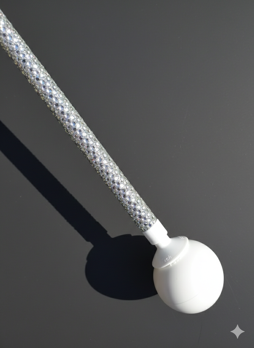 Diamanté Encrusted ‘White’ Cane